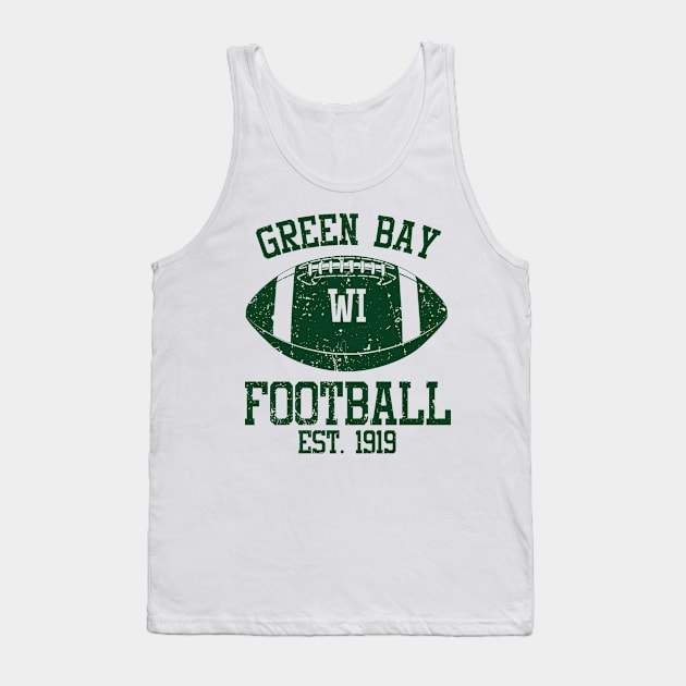 Green Bay Football Fan Gift Present Idea Tank Top by Bestseller